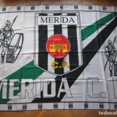 Coleccionismo deportivo: BANDERA FLAG MERIDA CP UD AD BADAJOZ OFCIAL 130 X 90 NUEVA NEW 100 % FLAGGE DRAPEAU R21-R. Lote 290193268