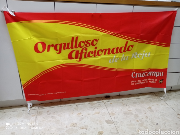 Coleccionismo deportivo: BANDERA ESPA&Ntilde;A - Foto 1