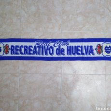 Coleccionismo deportivo: BUFANDA REAL CLUB RECREATIVO DE HUELVA ( MADE IN PORTUGAL ). Lote 240102300