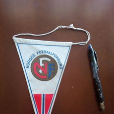 Norvege Norges fanion vintage football banderin pennant wimpel Norway Norvege Norges fanion vintage football banderin pennant wimpel Norway