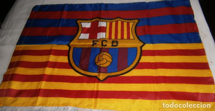 bandera de futbol club barcelona junto con la c - Compra venta en  todocoleccion