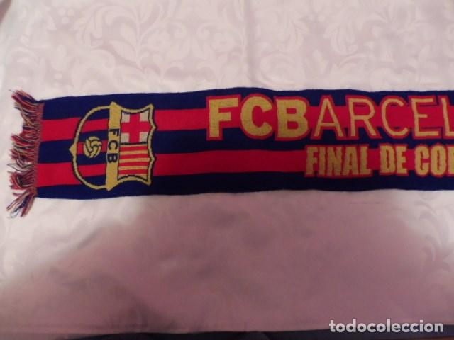 Coleccionismo deportivo: 1 bufanda del barca final de la copa 2009 - Foto 1