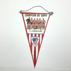 Coleccionismo deportivo: BANDERÍN ANTIGUO DEPORTIVO - CAMPEÓN DE COPA S. E. GENERALISIMO ATLÉTICO BILBAO 1969 - ATHLETIC CLUB