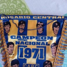Coleccionismo deportivo: BANDERIN ROSARIO CENTRAL CAMPEON NACIONAL 1971. Lote 333689303