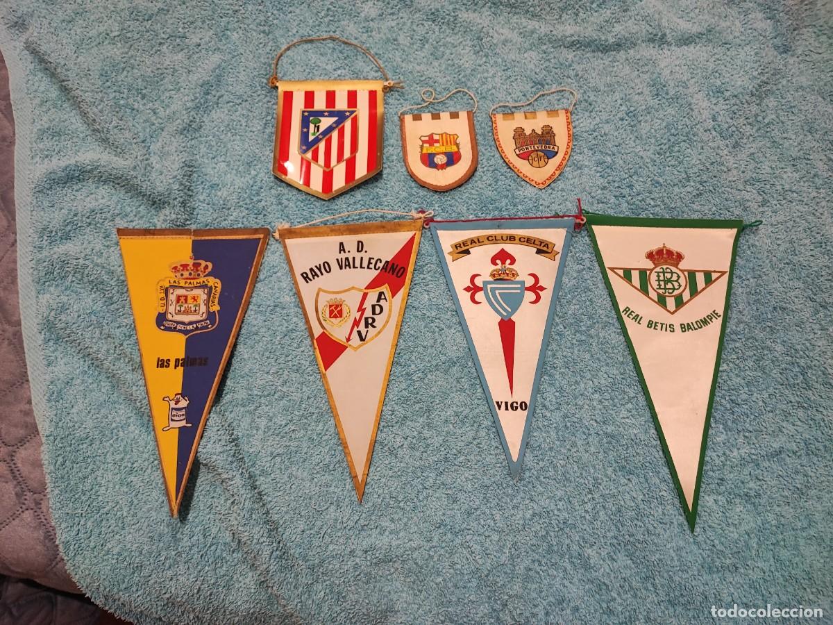 Coleccionismo deportivo: Lote de 7 banderines - Foto 1