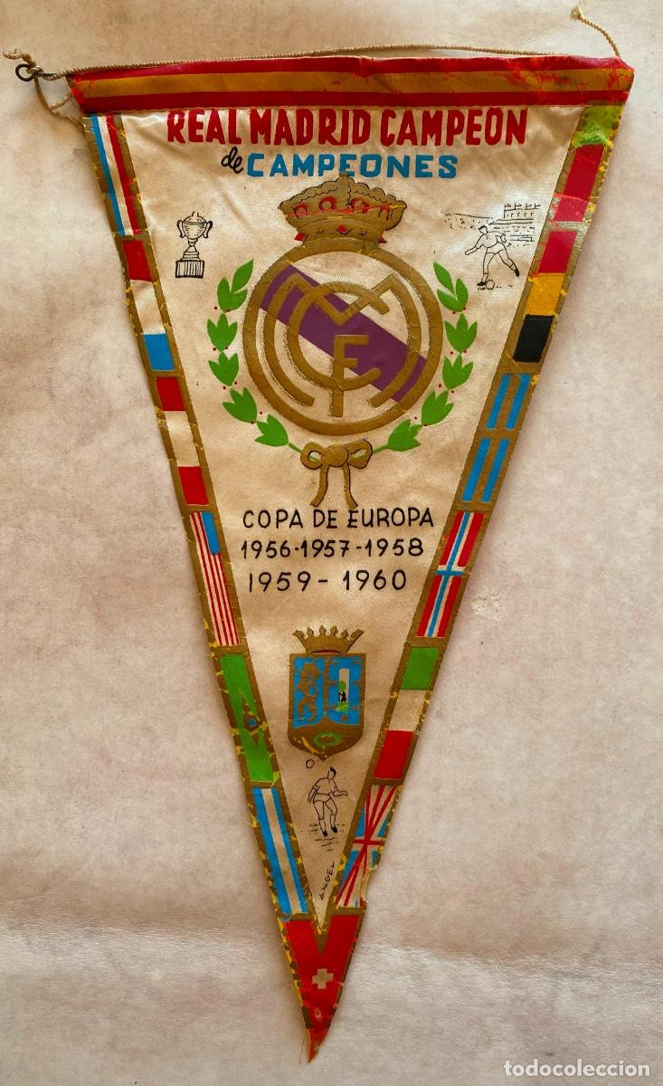 bandera flag real madrid 6 copas europa champio - Buy Football flags and  pennants on todocoleccion