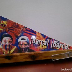 Coleccionismo deportivo: BANDERINES ADHESIVOS DEL BARÇA 98/99. FÚTBOL CLUB BARCELONA. MEDIDAS 30*15 CM.