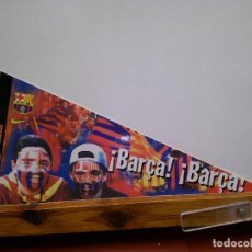 Coleccionismo deportivo: BANDERINES ADHESIVOS DEL BARÇA 98/99. FÚTBOL CLUB BARCELONA. MEDIDAS 30*15 CM.