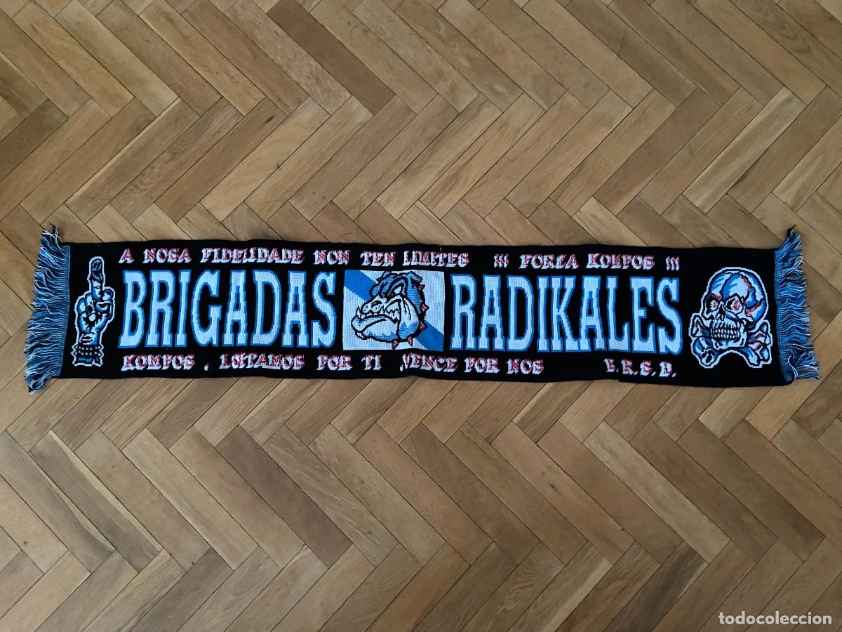 Écharpe Ultras Cadiz Brigadas Amarillas – Laine Années 90, état Impeccable