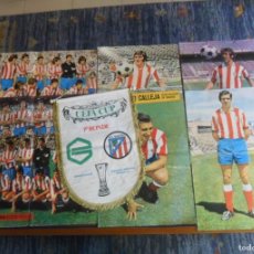 Coleccionismo deportivo: BANDERÍN TELA COPA DE LA UEFA 1983 84 FC GRONINGEN ATLETICO MADRID. REGALO 7 PÓSTER AS COLOR. RARO.