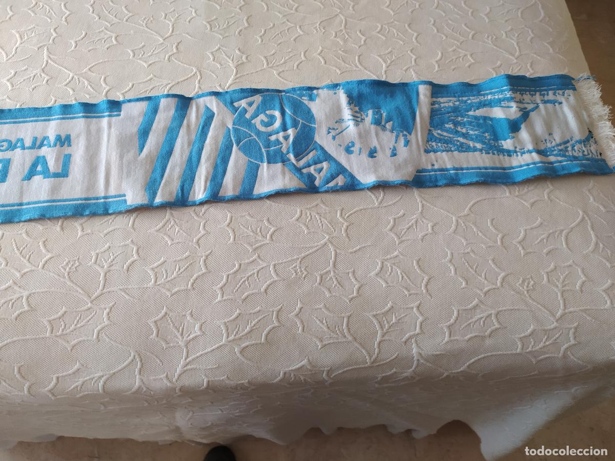 Coleccionismo deportivo: BUFANDA MALAGA CF - Foto 4