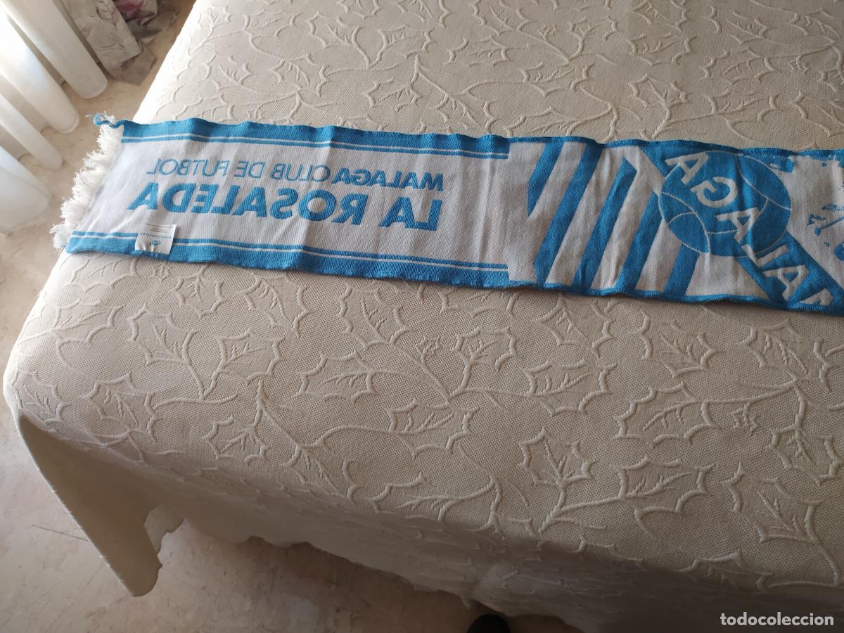 Coleccionismo deportivo: BUFANDA MALAGA CF - Foto 5