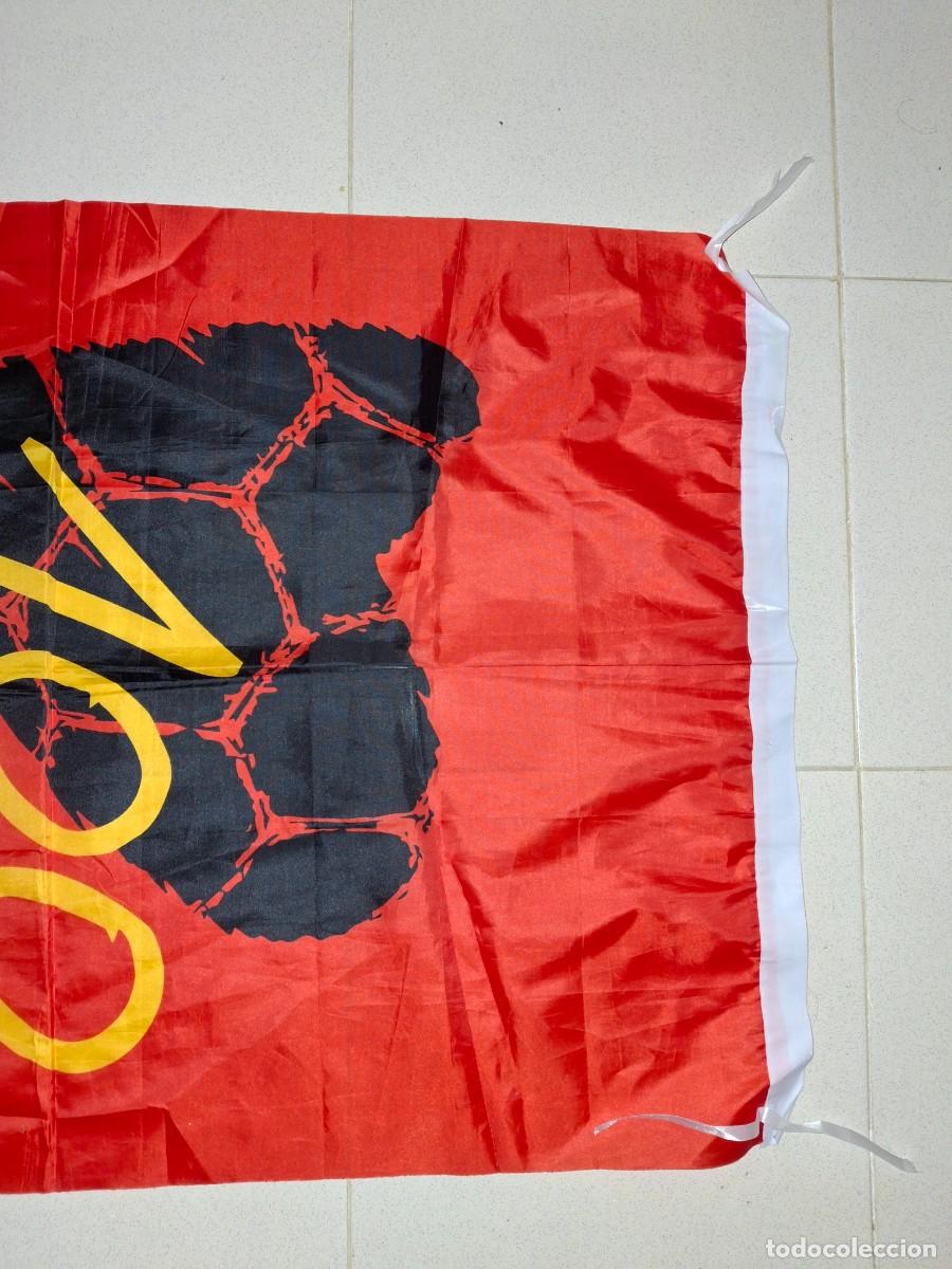Coleccionismo deportivo: BANDERA DEL CENTENARIO DEL RCD MALLORCA 2016 - Foto 2