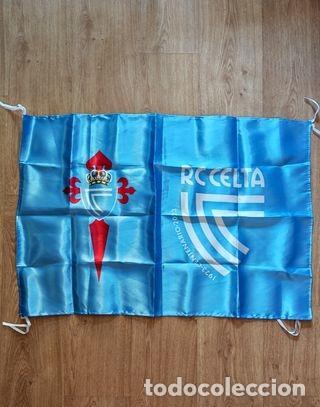 Coleccionismo deportivo: Bandera Celta de Vigo Centenario - Foto 1