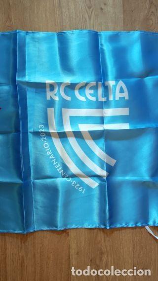 Coleccionismo deportivo: Bandera Celta de Vigo Centenario - Foto 3