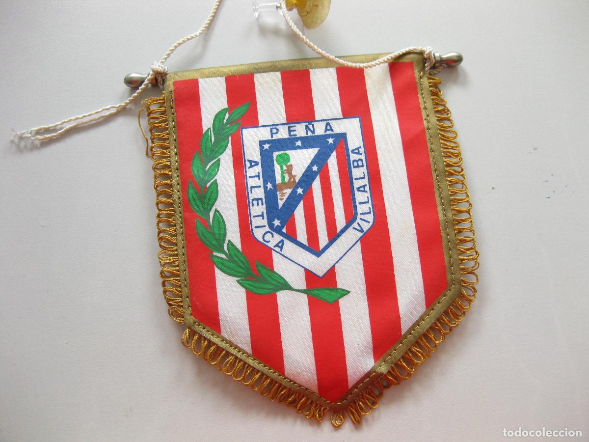 Coleccionismo deportivo: BANDER&Iacute;N DE LA PE&Ntilde;A ATL&Eacute;TICA DE VILLALBA. A&Ntilde;OS 60