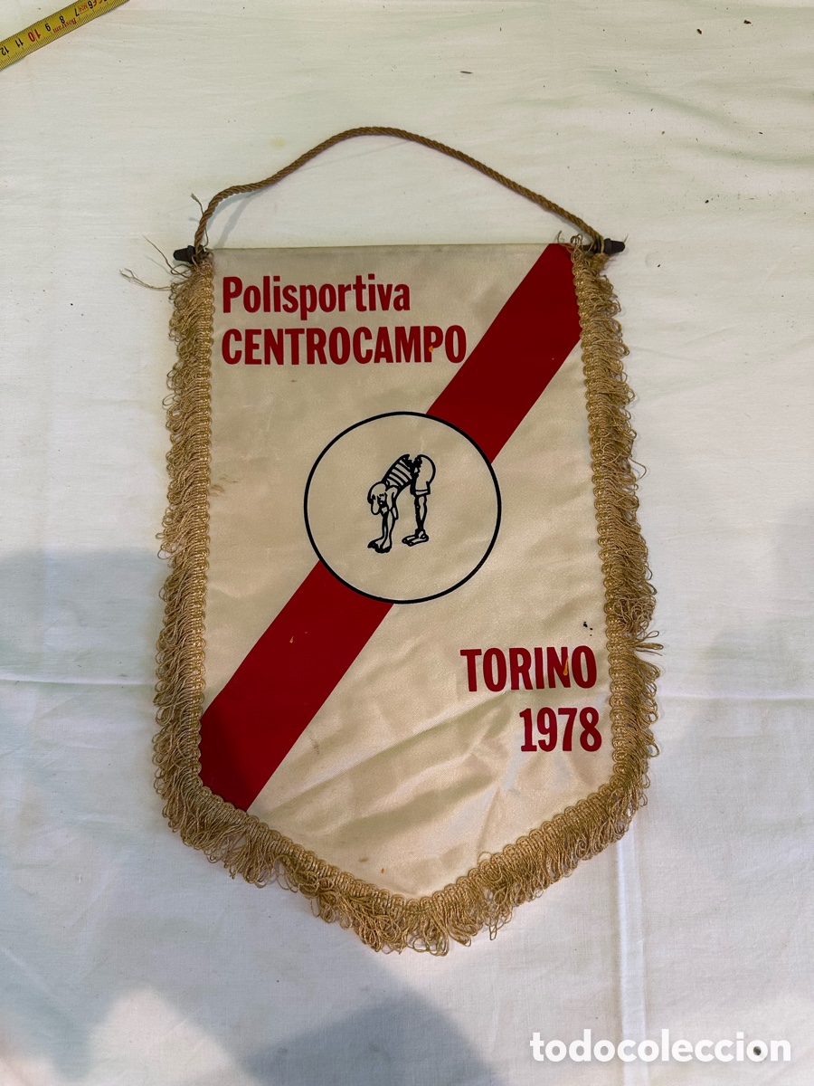 Collectionnisme sportif: Bander&iacute;n Polisportiva Centrocampo Torino 1978 vintage deportivo