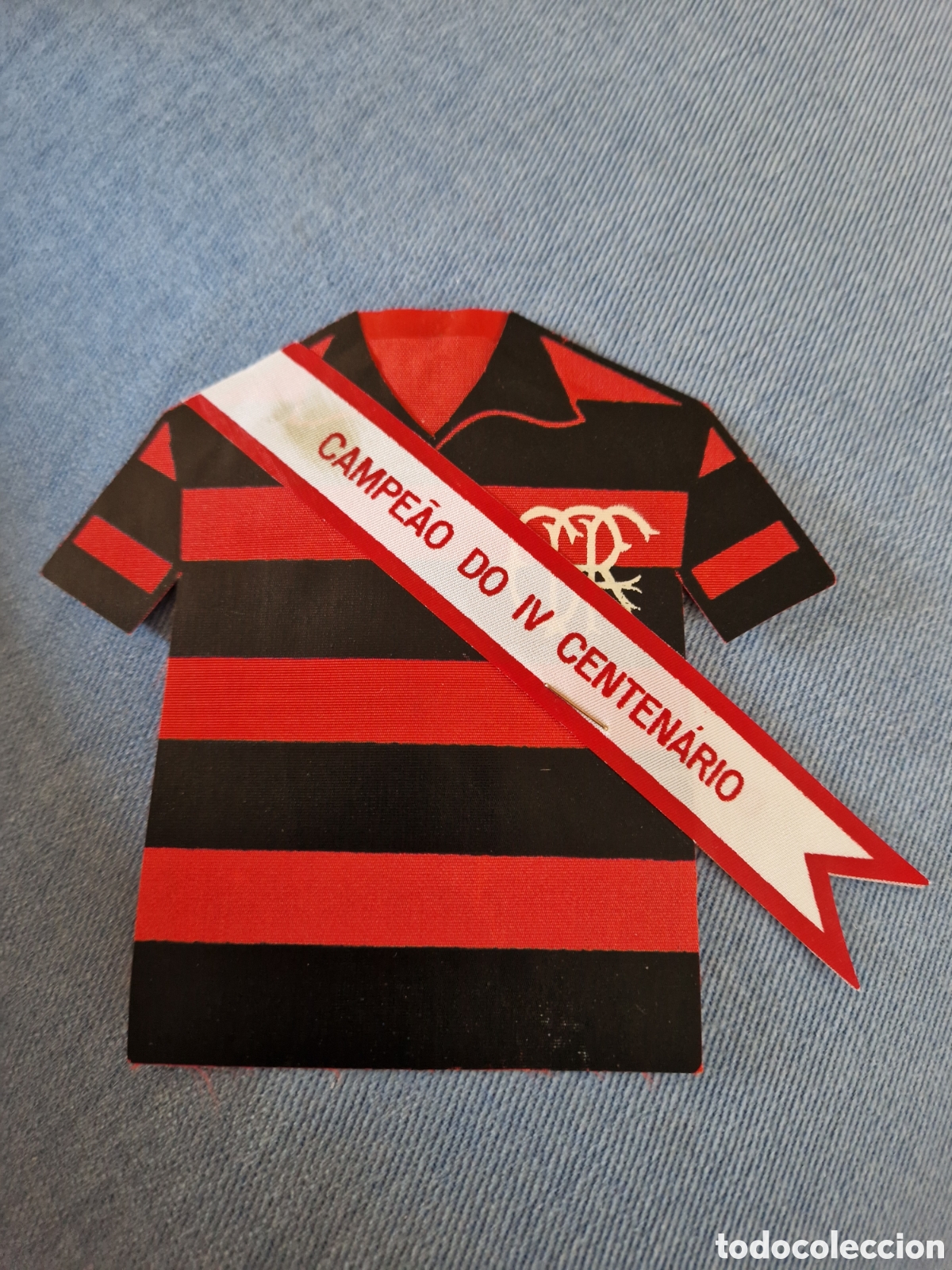 Coleccionismo deportivo: Mini Camiseta equipo de F&uacute;tbol CR Flamengo