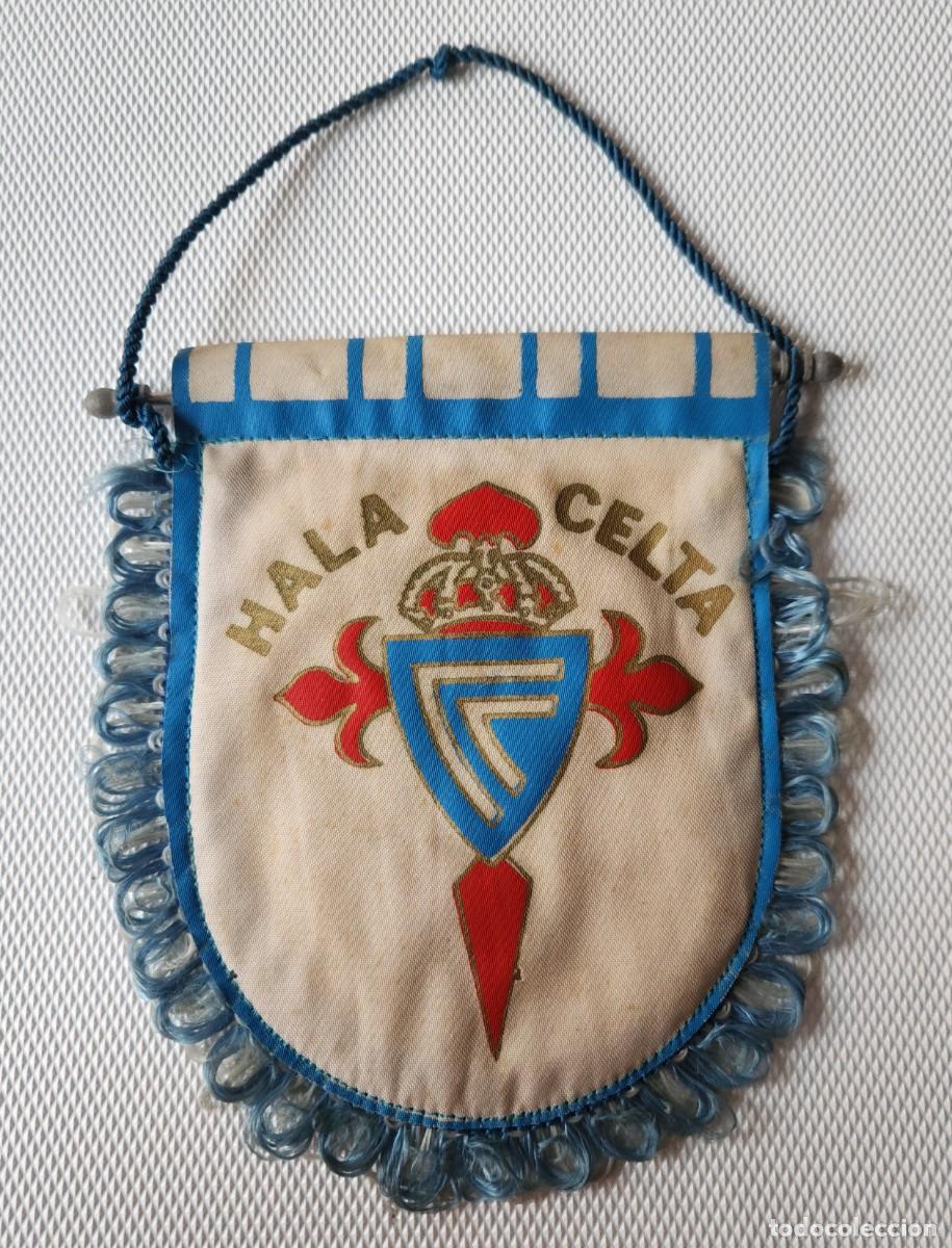 Coleccionismo deportivo: CELTA DE VIGO - antiguo bander&iacute;n futbol