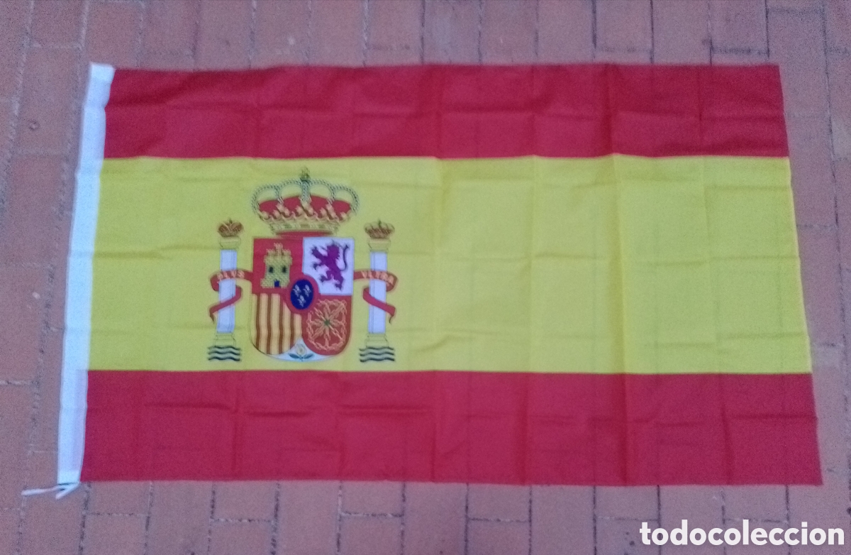 Coleccionismo deportivo: Bandera Espa&ntilde;a mundial de f&uacute;tbol
