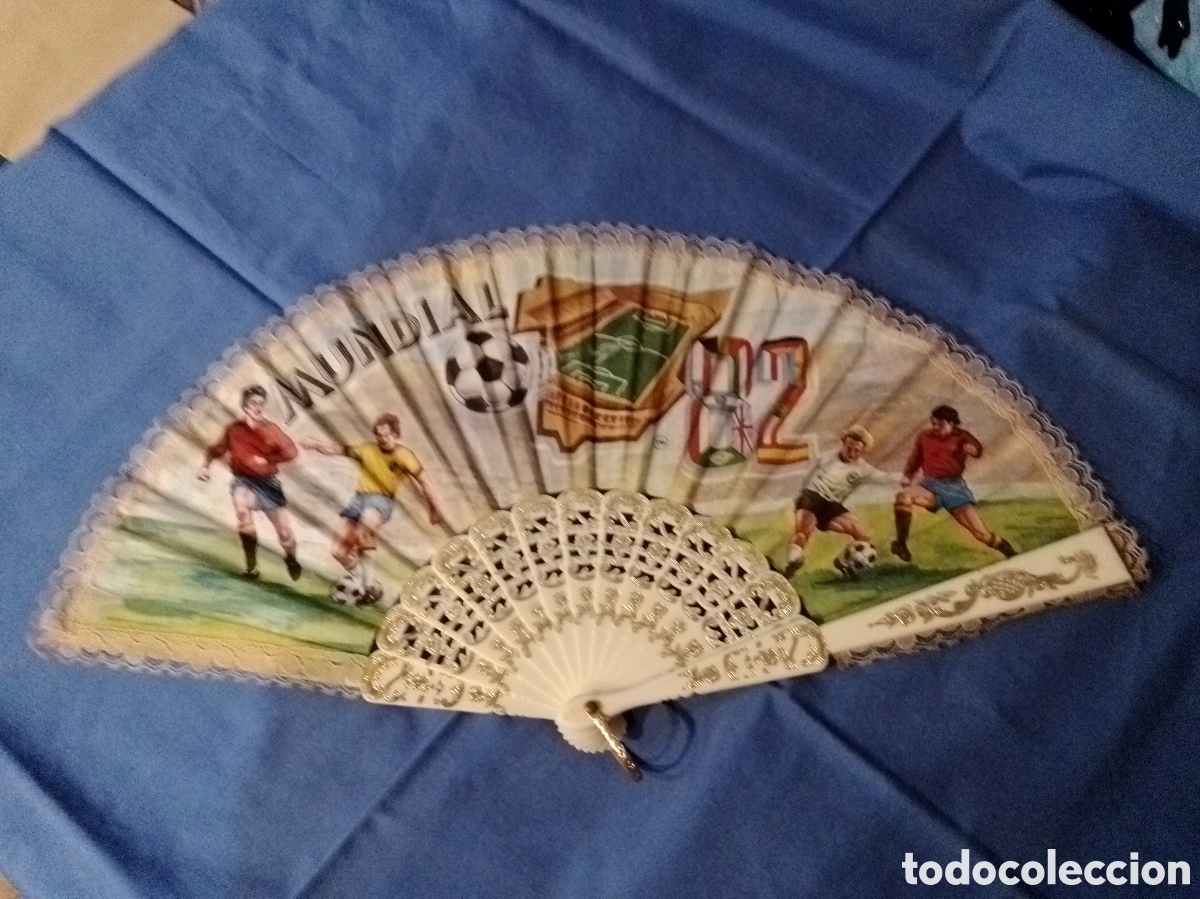 Coleccionismo deportivo: Abanico mundial de futbol 1982