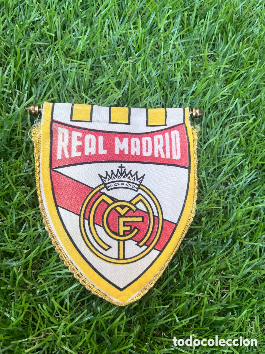 Sammelleidenschaft Sport: Bander&iacute;n Real Madrid Antiguo A&ntilde;os 60