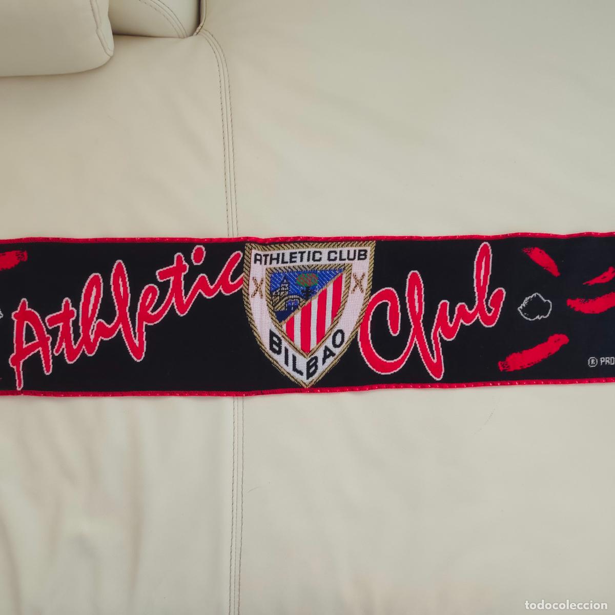 Coleccionismo deportivo: Bufanda Athletic Club Bilbao Bilbo 1898 1998 centenario