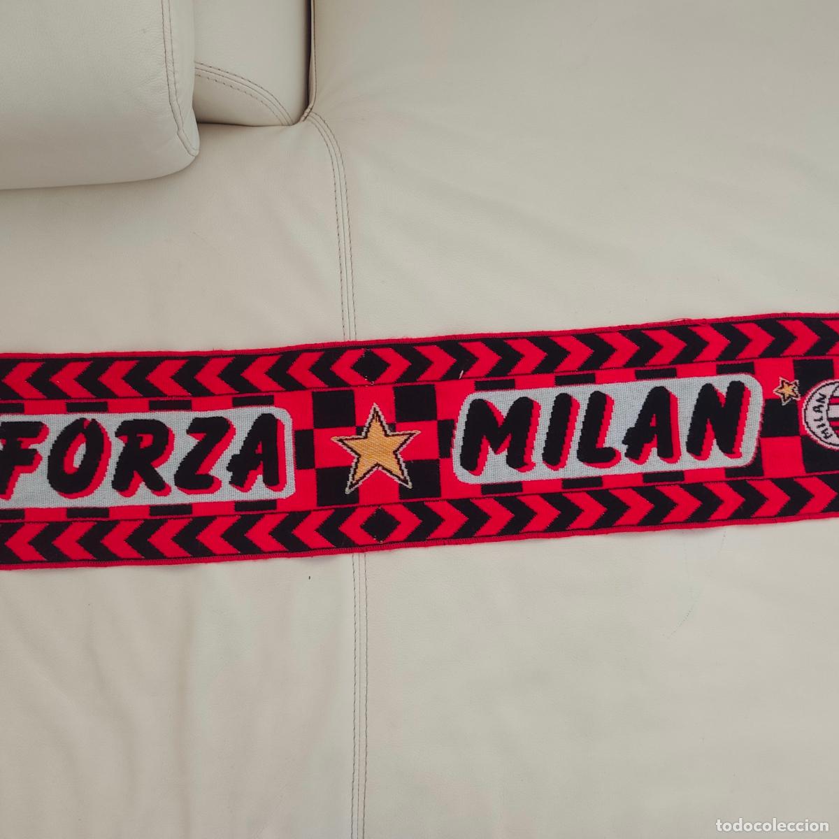 Coleccionismo deportivo: Bufanda Forza Milan inter