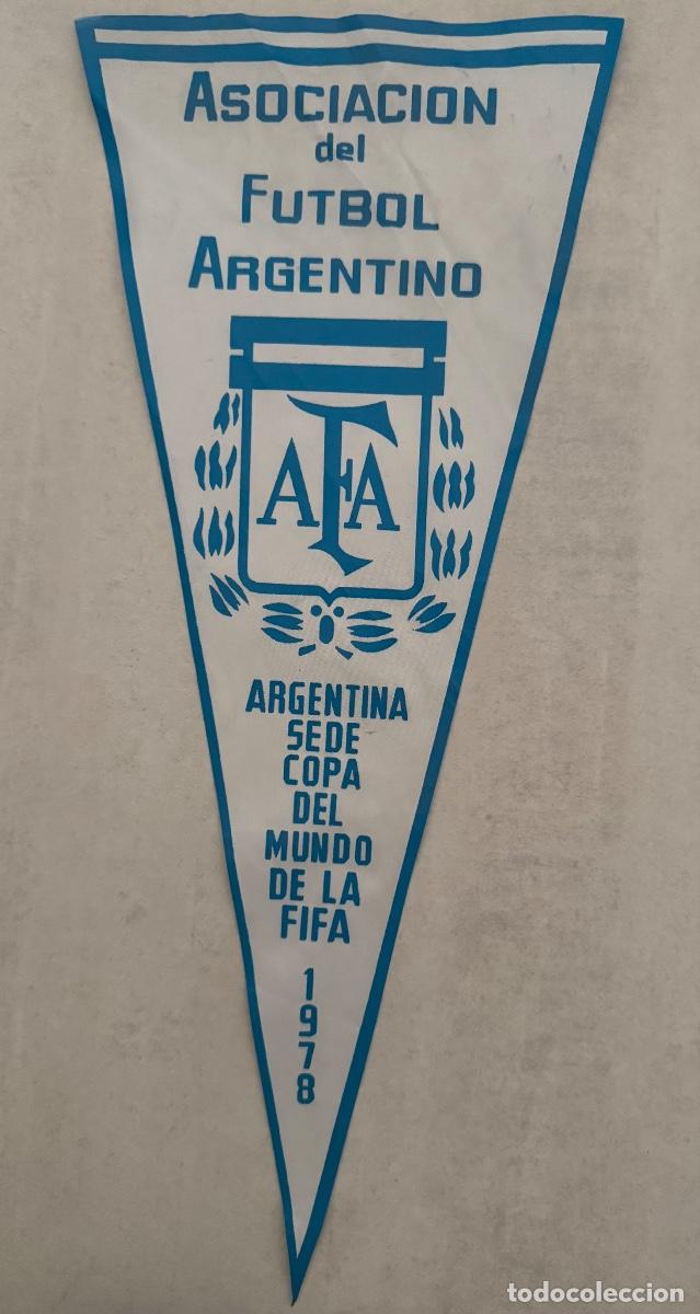 Coleccionismo deportivo: BANDER&Iacute;N - SEDE COPA DEL MUNDO DE LA FIFA - ARGENTINA 1978 - ASOCIACI&Oacute;N DEL F&Uacute;TBOL ARGENTINO - AF&Aacute;N