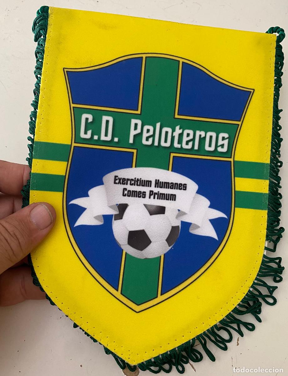 Coleccionismo deportivo: Bander&iacute;n deportivo. Club Deportivo Peloteros, de la Sierra Sur de Sevilla. Buen estado.