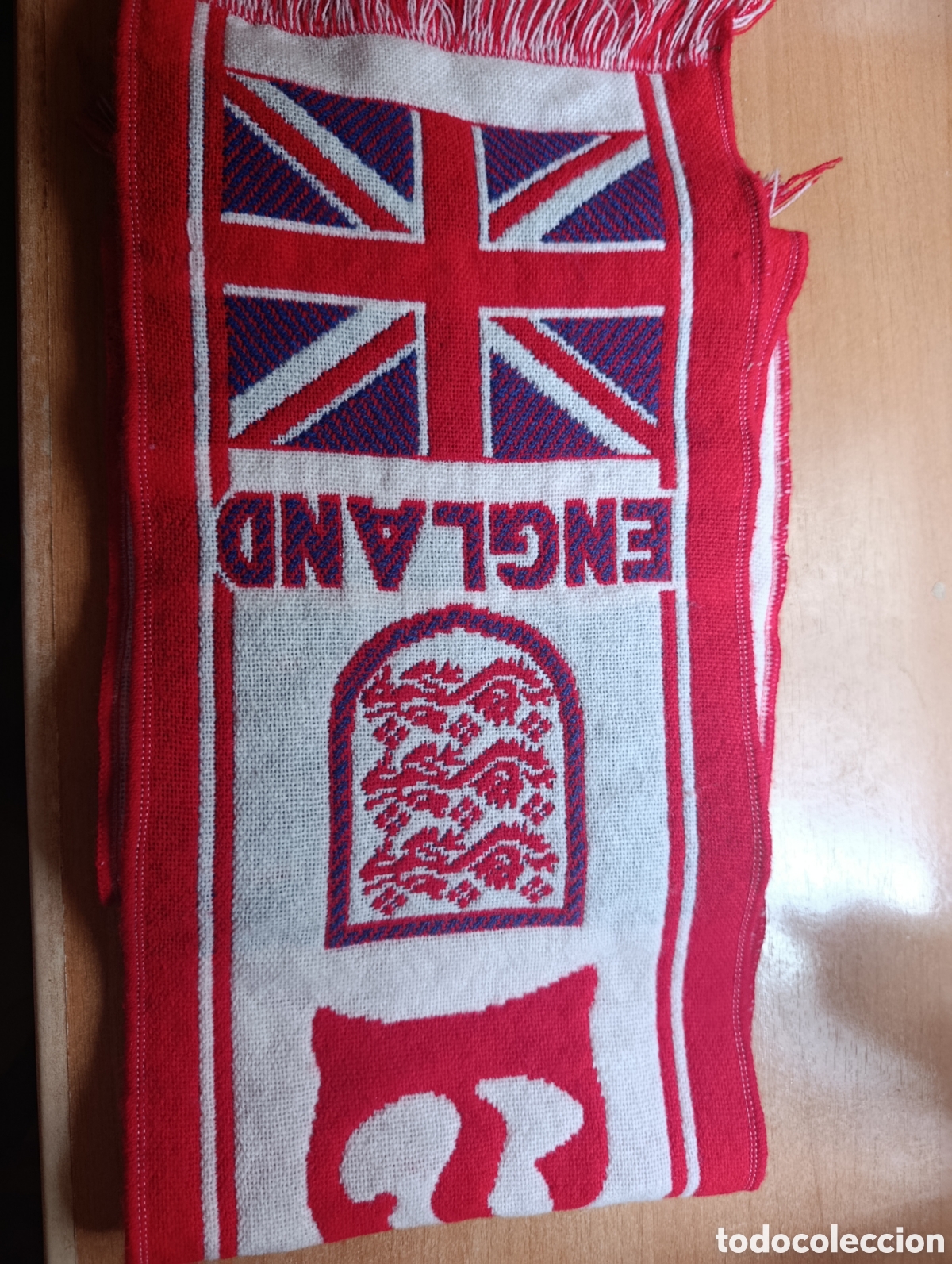 Coleccionismo deportivo: Bufanda England futbol - Foto 3