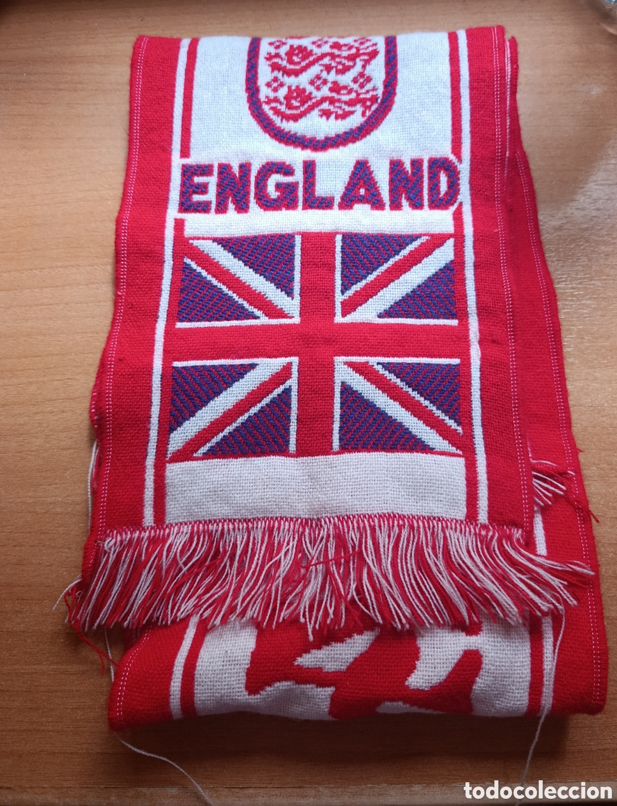 Coleccionismo deportivo: Bufanda England futbol