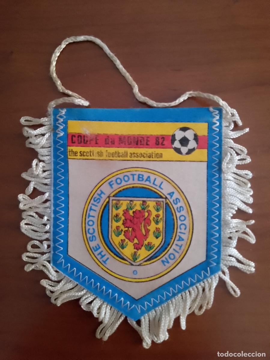 Coleccionismo deportivo: Bander&iacute;n de Escocia Mundial de Espa&ntilde;a 1982