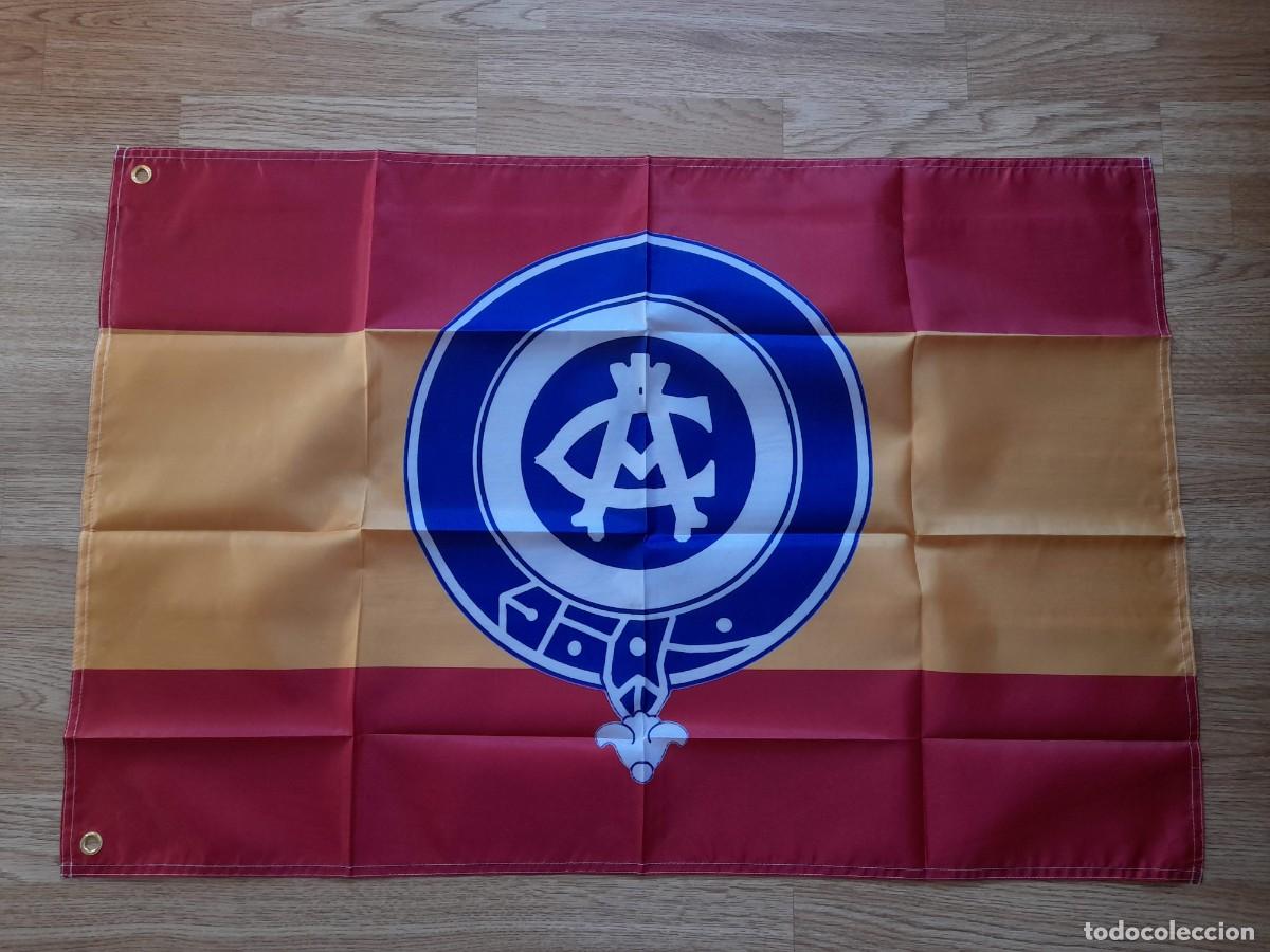 Coleccionismo deportivo: Bandera Atletico de Madrid 1903 Athletic Club