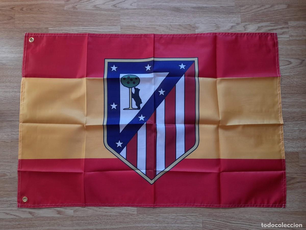 Coleccionismo deportivo: Bandera Atletico de Madrid