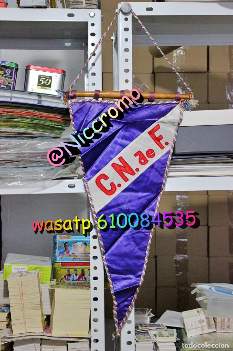Coleccionismo deportivo: banderin de epoca Club Nacional de Football uruguay a&ntilde;os 40s 50s old pennant tama&ntilde;o 50x60 niccromo