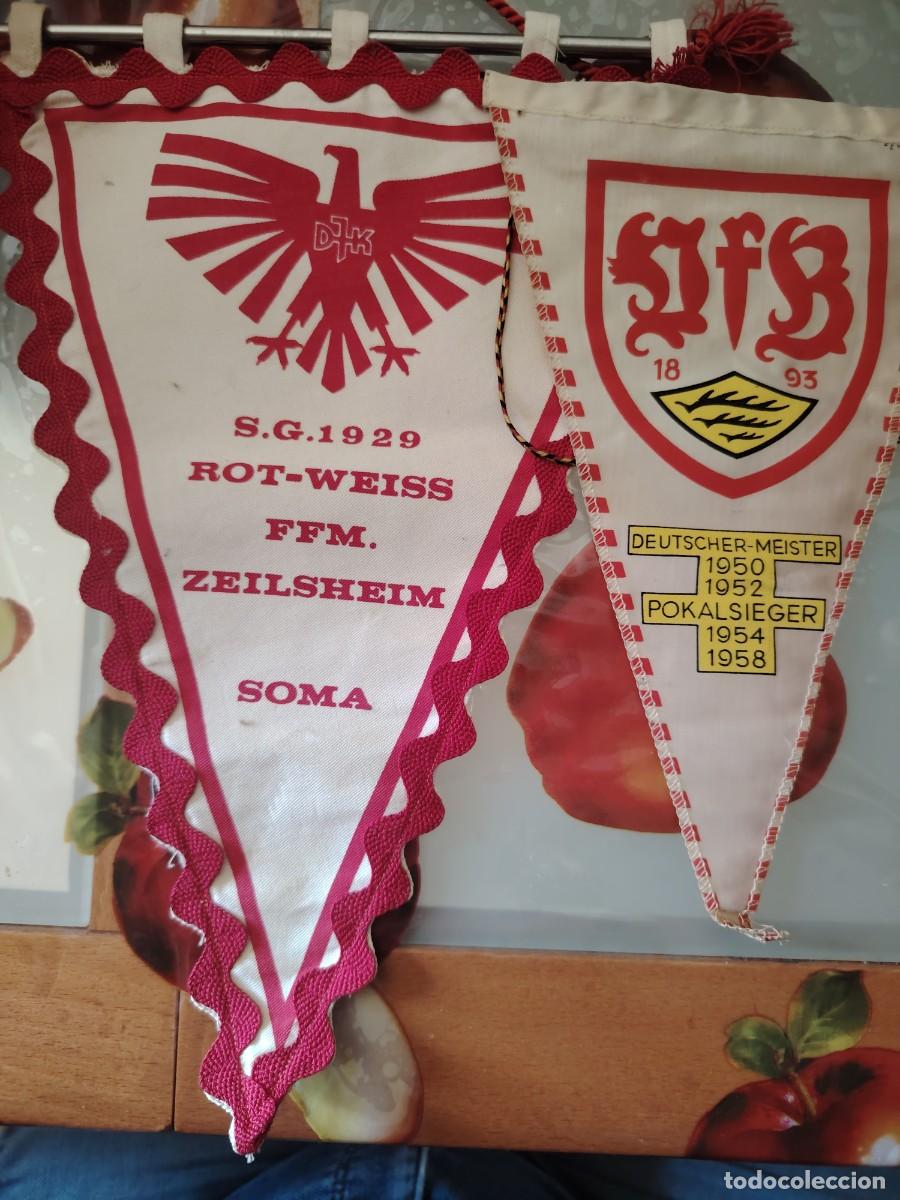 Coleccionismo deportivo: ANTIGUOS BANDERINES A&Ntilde;OS 60/70 ORIGINALES RAROS