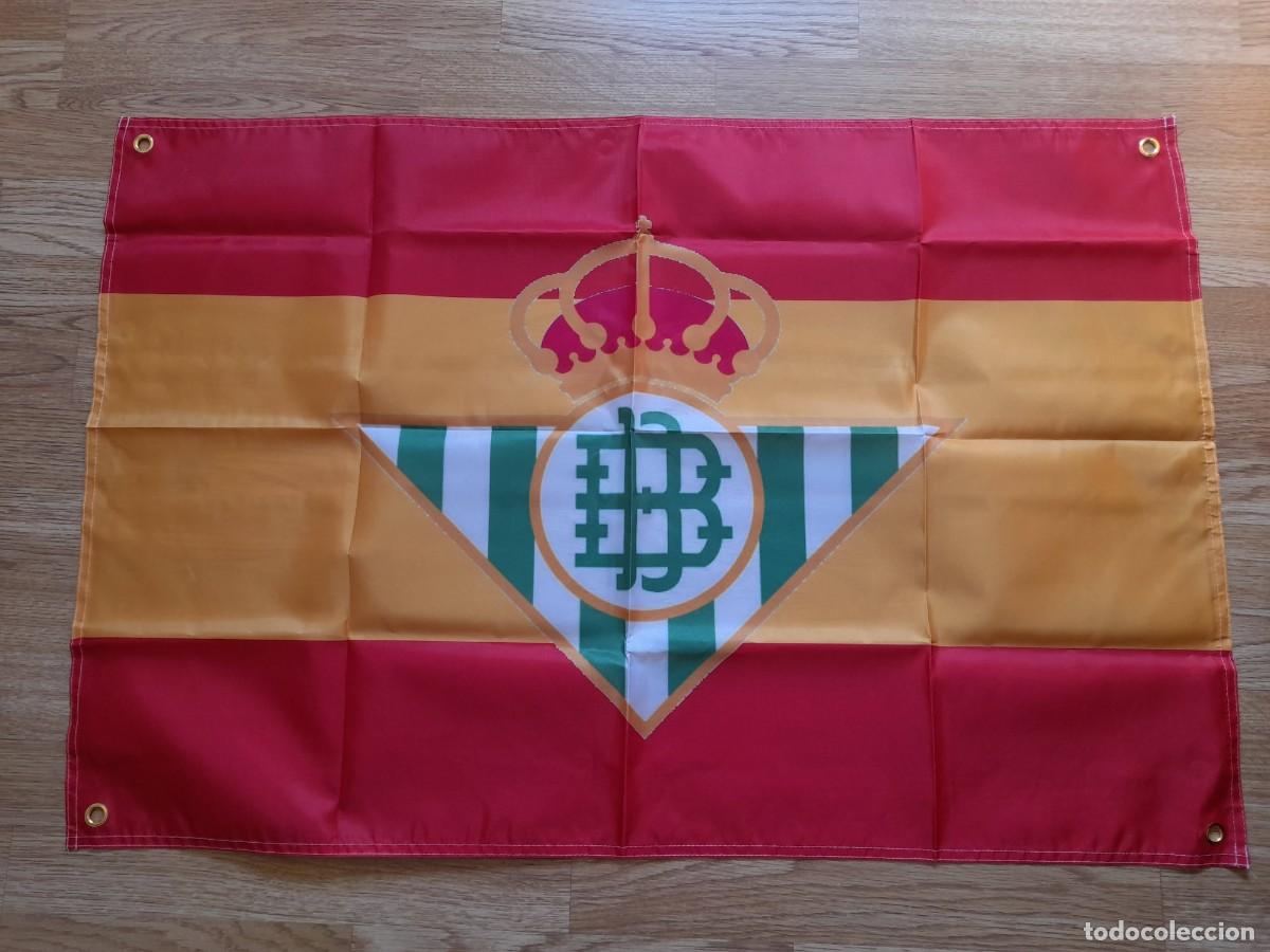 Coleccionismo deportivo: Bandera Betis Espa&ntilde;a futbol