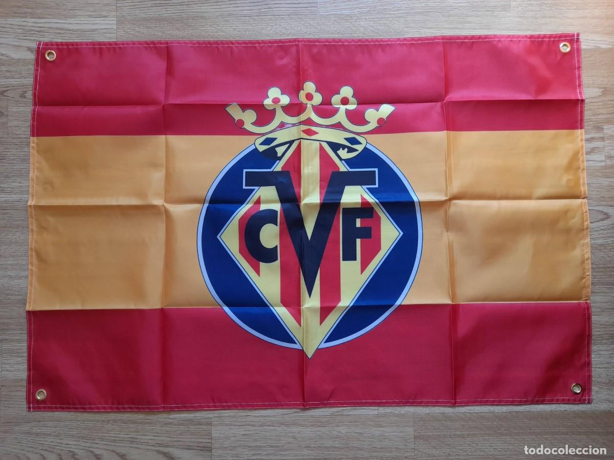 Coleccionismo deportivo: Bandera Villareal Futbol Espa&ntilde;a