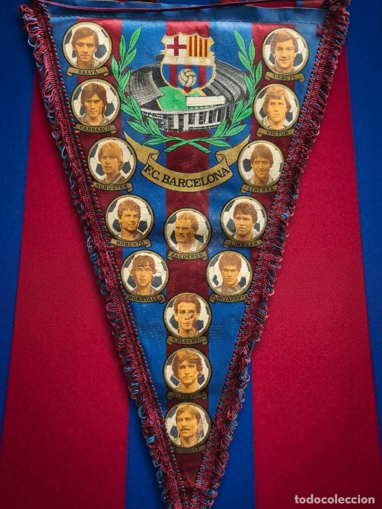 Coleccionismo deportivo: Bander&iacute;n del FC Barcelona (86/87)