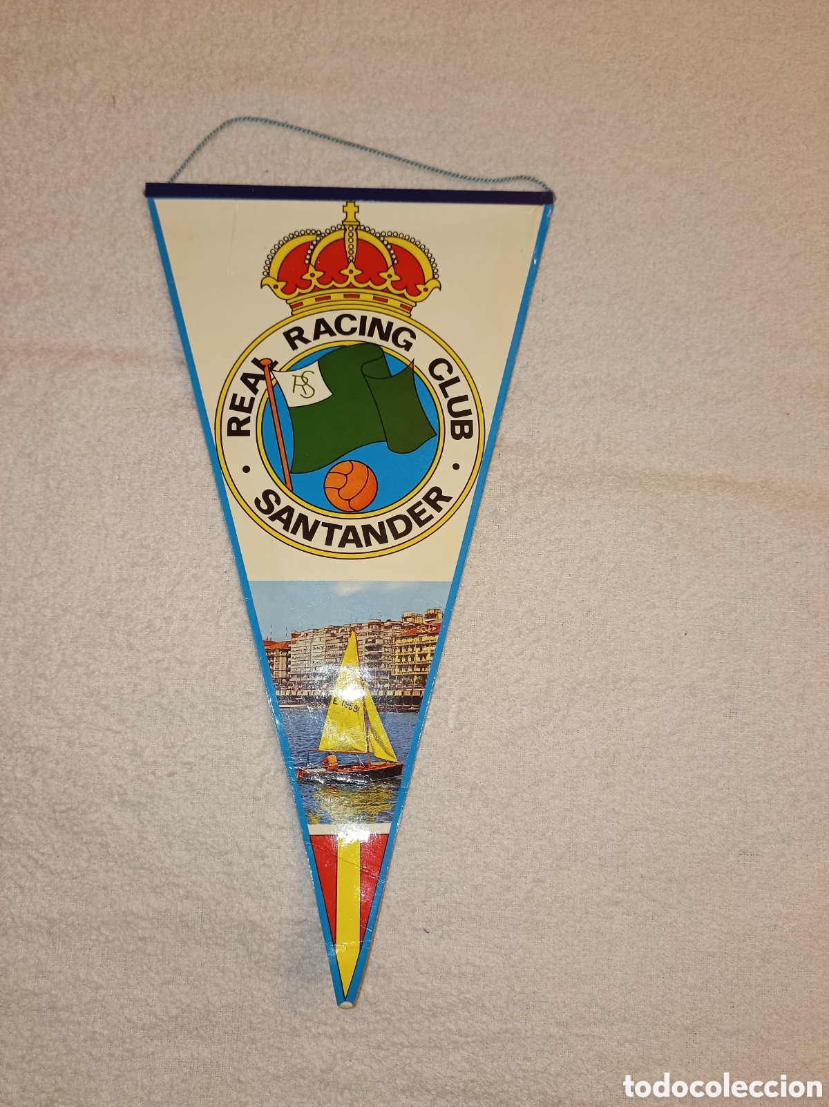 Coleccionismo deportivo: Bander&iacute;n Real Racing Club Santander