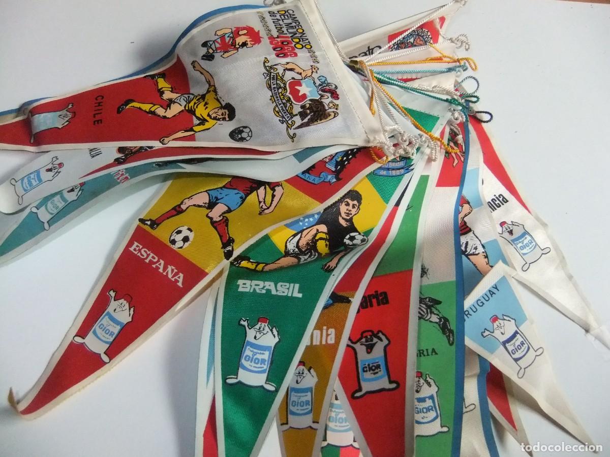 Collectionnisme sportif: CDA CAMPEONATO del MUNDO de FUTBOL 1966 / 16 BANDERINES ( coleccion completa)