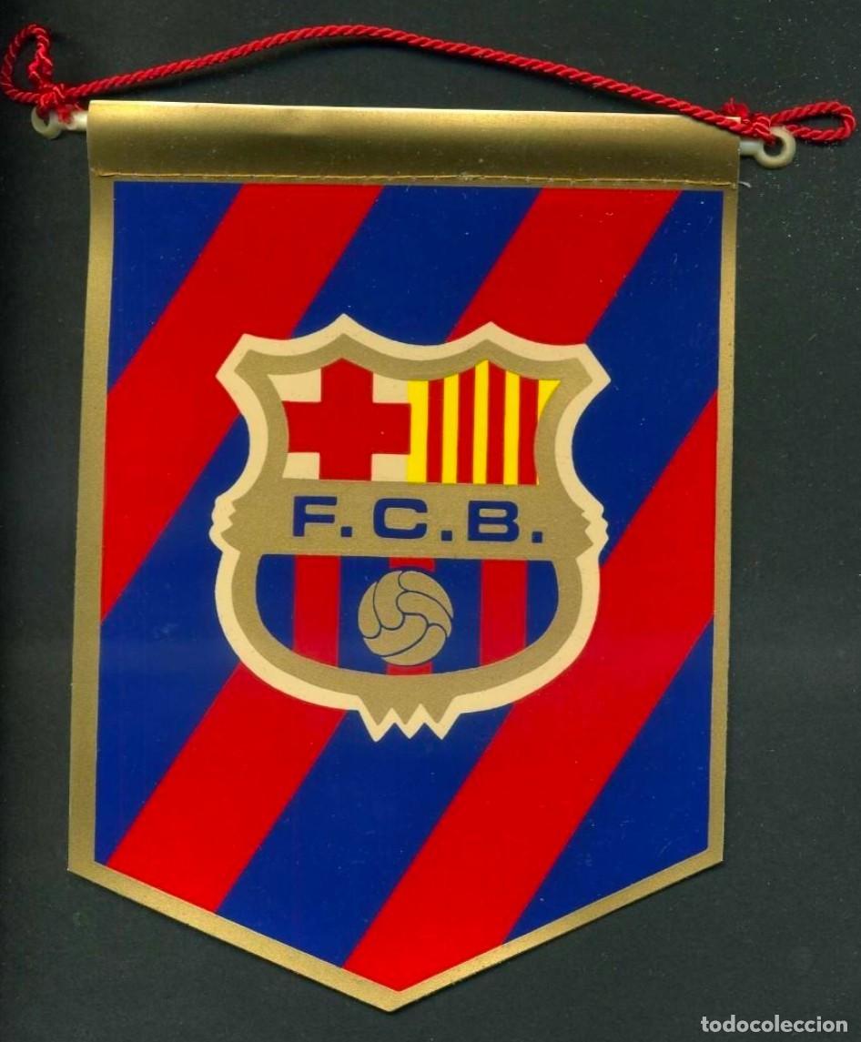 Coleccionismo deportivo: BANDER&Iacute;N LICENCIA FUTBOL CLUB BARCELONA BAR&Ccedil;A