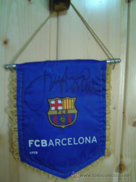 Coleccionismo deportivo: BANDERIN F. C. BARCELONA - Foto 1