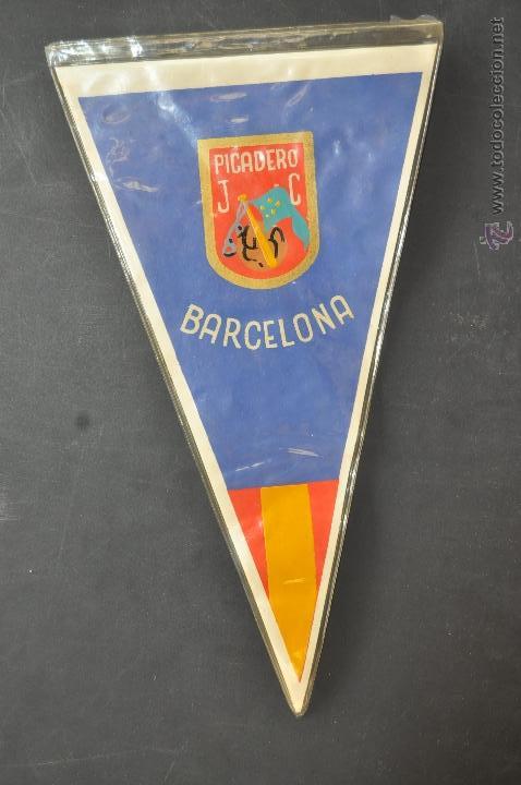 Coleccionismo deportivo: BANDERIN DEL PICADERO J.C. BARCELONA - Foto 1
