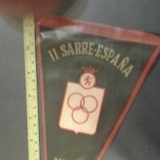 Coleccionismo deportivo: BANDERÍN II SARRE ESPAÑA MADRID 1956. Lote 45467358