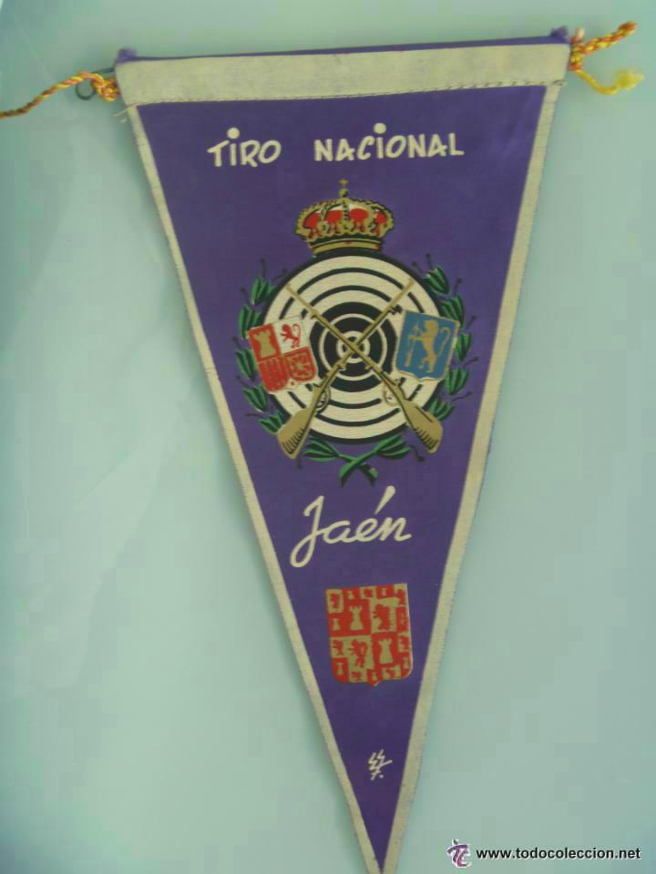 Coleccionismo deportivo: BANDERIN : TIRO NACIONAL . JAEN . - Foto 1