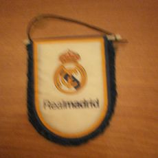 BANDERIN GRANDE DE Europa Champions League Real Madrid Y Olympique BANDERIN GRANDE DE Europa Champions League Real Madrid Y Olympique