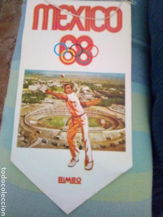 Coleccionismo deportivo: Banderin mexico 1968 bimbo - Foto 1