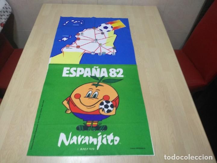 Coleccionismo deportivo: Banderola Mundial 1982 - Foto 1